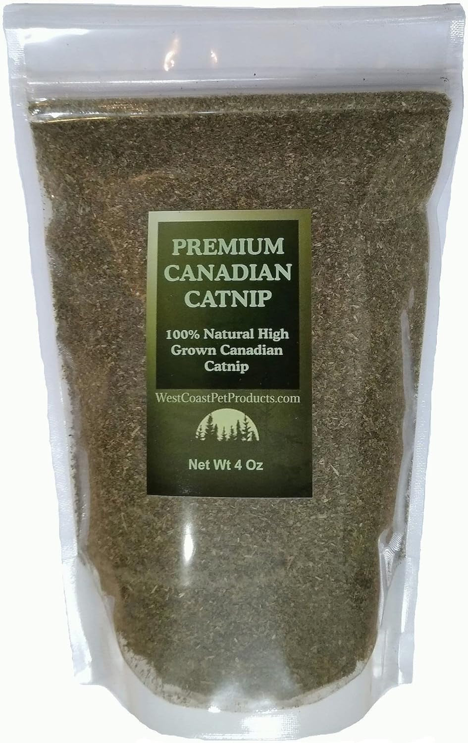 Catnip (4 Oz Coarse Cut) Fresh Premium Canadian Catnip, for Cats & Kittens, Interactive Cat-Nip Play Treats