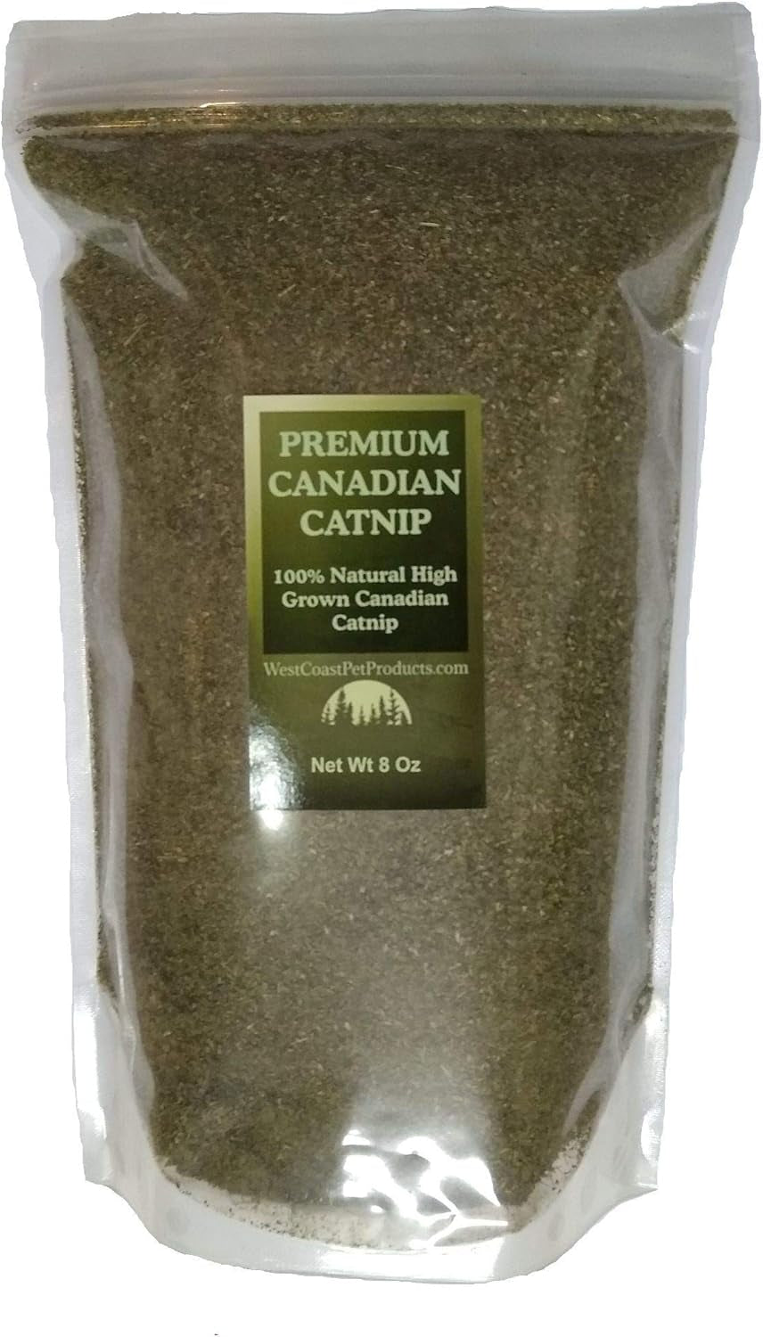 Catnip (4 Oz Coarse Cut) Fresh Premium Canadian Catnip, for Cats & Kittens, Interactive Cat-Nip Play Treats