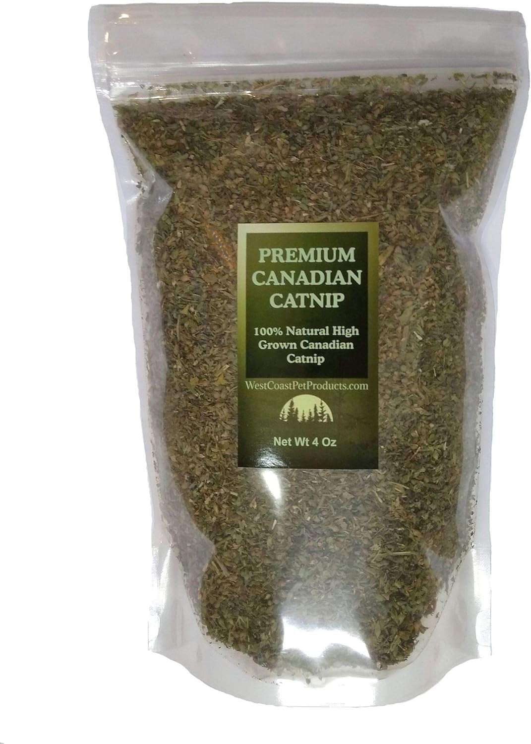 Catnip (4 Oz Coarse Cut) Fresh Premium Canadian Catnip, for Cats & Kittens, Interactive Cat-Nip Play Treats